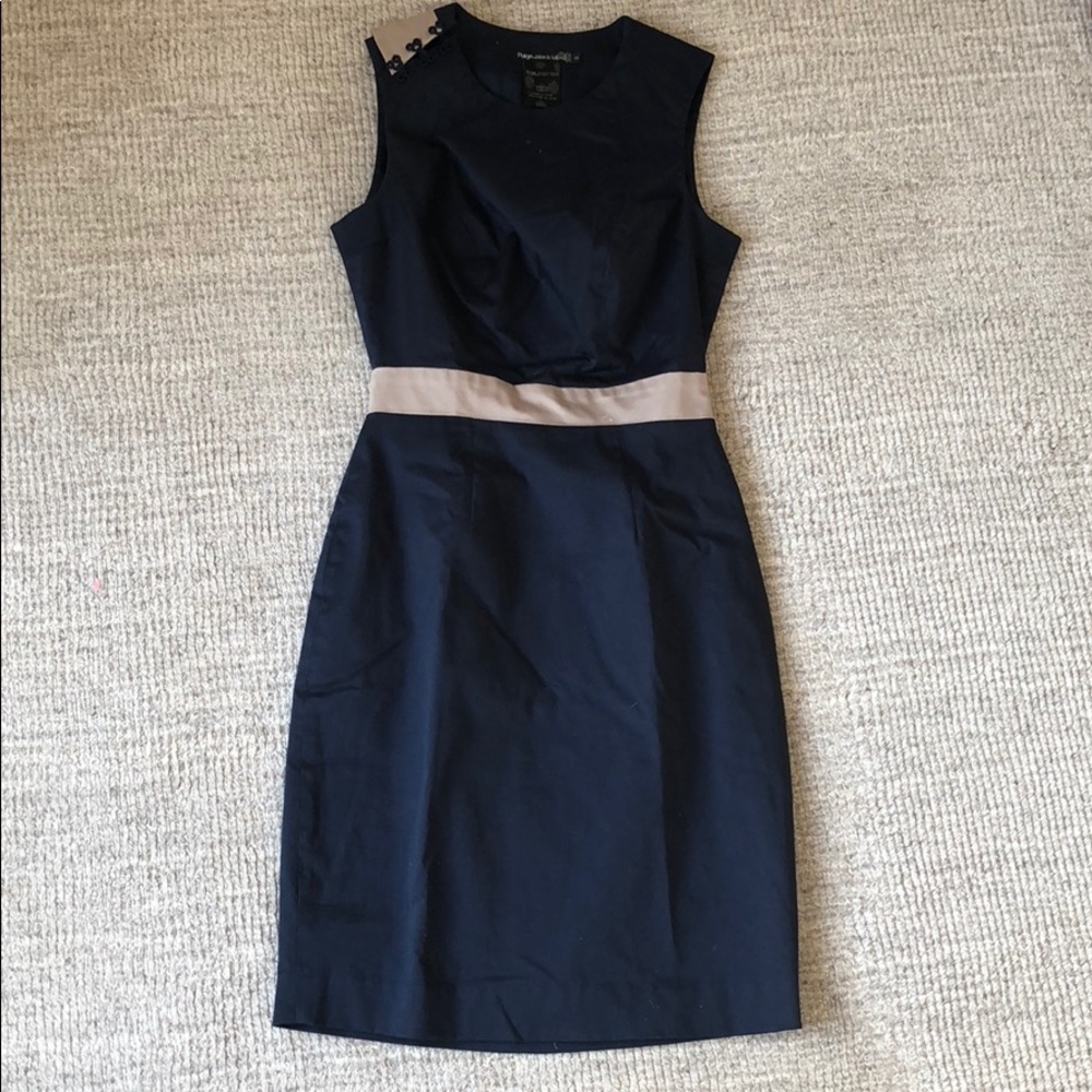 Paige black label navy dress
